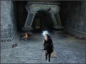 Będzie miała miejsce scenka, w której po raz pierwszy ujrzysz [Goluma] - Część 2b | Moria - Władca Pierścieni: Drużyna Pierścienia - poradnik do gry