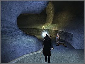 Na końcu owego mostu czeka na Ciebie dwuosobowa linia defensywna - Część 2a | Moria - Władca Pierścieni: Drużyna Pierścienia - poradnik do gry