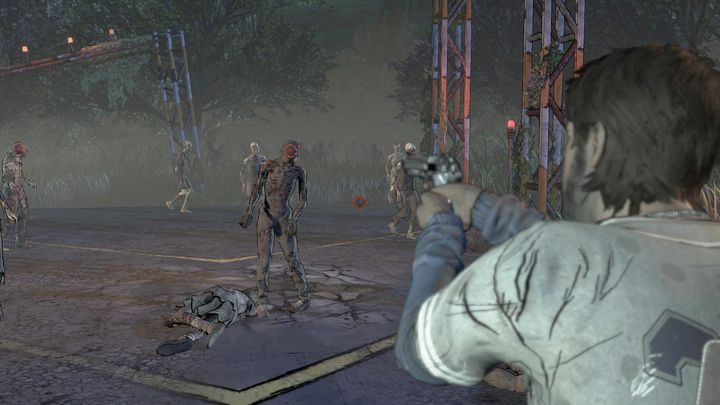 Podczas drogi do Prescott zostaniecie zaatakowani przez Szwędzaczy - Rozdział 3 - In Her Charge | Epizod 1 - Ties that Bind - The Walking Dead: The Telltale Series - A New Frontier - poradnik do gry