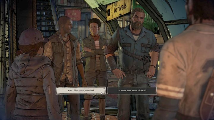 Po małej sprzeczce, która kończy się tragicznie staniesz przed kolejnym ważnym wyborem - Rozdział 4 - Deal Gone Bad | Epizod 1 - Ties that Bind - The Walking Dead: The Telltale Series - A New Frontier - poradnik do gry