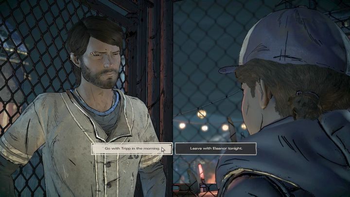 Czwarty ważny wybór także dotyczy wydarzeń w Presott, a mianowicie zaraz po tym jak Clem zastrzeli pasera - Ważne wybory | Epizod 1 - Ties that Bind - The Walking Dead: The Telltale Series - A New Frontier - poradnik do gry