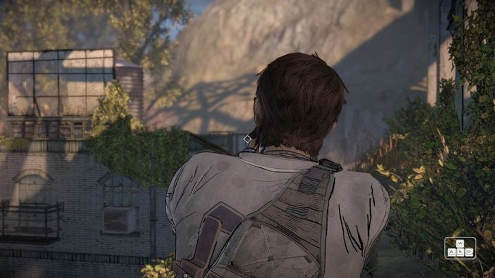 Po wejściu w pułapkę zastawioną przez nieznajomego, będziesz musiał z nim porozmawiać - Rozdział 4 - Breaking Through | Epizod 2 - Ties that Bind - The Walking Dead: The Telltale Series - A New Frontier - poradnik do gry