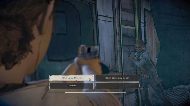 Rozdział rozpocznie się od małego wspomnienia Clementine - Rozdział 5 - Rough Justice | Epizod 2 - Ties that Bind - The Walking Dead: The Telltale Series - A New Frontier - poradnik do gry