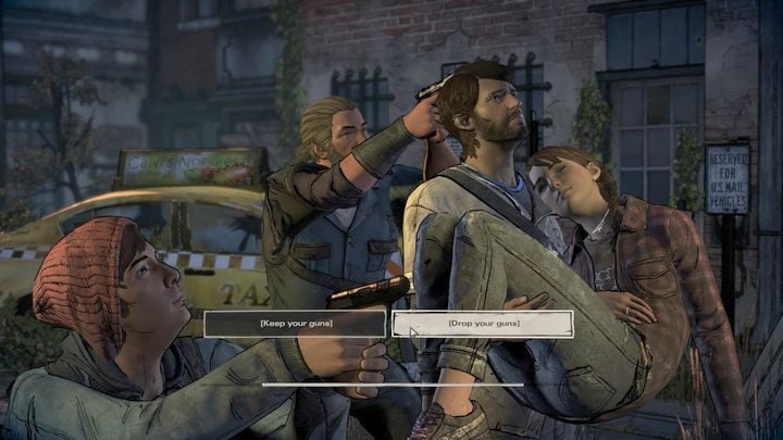 Staniesz teraz przed ostatnim już ważnym wyborem - Rozdział 6 - In the City | Epizod 2 - Ties that Bind - The Walking Dead: The Telltale Series - A New Frontier - poradnik do gry