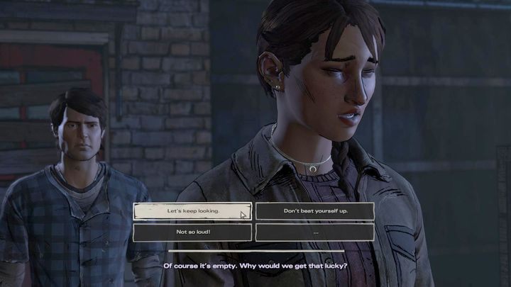 Pierwszy rozdział rozpoczniesz od małego wspomnienia Javiera - Rozdział 1 - Southern Hospitality | Epizod 3 - Above the Law - The Walking Dead: The Telltale Series - A New Frontier - poradnik do gry