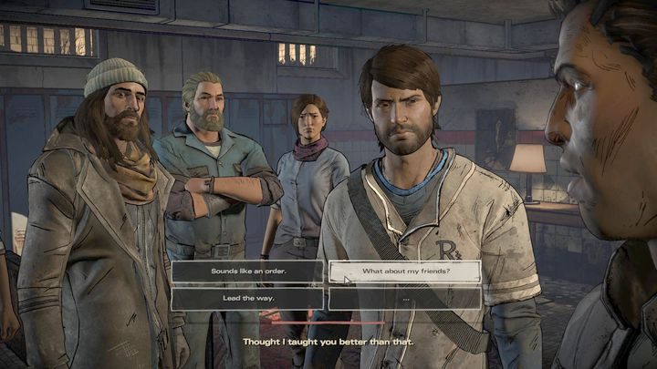 Sounds like an order - Rozdział 2 - Building for Tommorow | Epizod 3 - Above the Law - The Walking Dead: The Telltale Series - A New Frontier - poradnik do gry