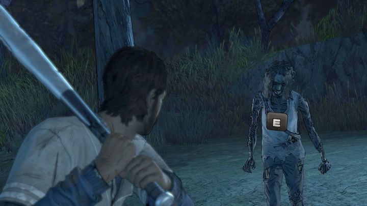 Rozdział rozpocznie się od wędrówki do omówionego wcześniej miejsca na mapie - Rozdział 4 - Divine Intervention | Epizod 3 - Above the Law - The Walking Dead: The Telltale Series - A New Frontier - poradnik do gry