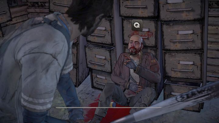 Twoim zadaniem będzie ściganie Badgera - Rozdział 5 - Crime and Punishment | Epizod 3 - Above the Law - The Walking Dead: The Telltale Series - A New Frontier - poradnik do gry