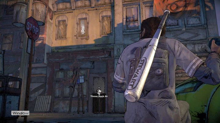 Zakradnij się teraz między strażnikami patrolującymi ulicę - Rozdział 6 - Close to the Edge | Epizod 3 - Above the Law - The Walking Dead: The Telltale Series - A New Frontier - poradnik do gry