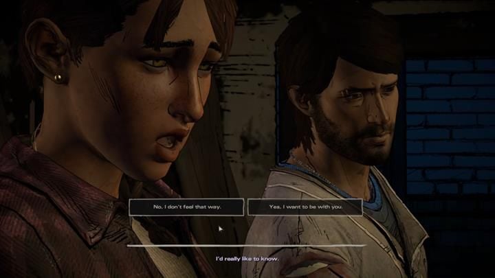 Trzeci ważny wybór ma miejsce na początku szóstego rozdziału przygód - Ważne wybory | Epizod 4 -Thicker than Water - The Walking Dead: The Telltale Series - A New Frontier - poradnik do gry