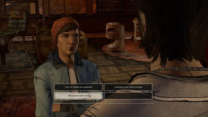 Niebawem dotrzecie do bezpiecznego miejsca i drzwi otworzy Gabe - Rozdział 2 - Across the water | Epizod 4 - Thicker than Water - The Walking Dead: The Telltale Series - A New Frontier - poradnik do gry