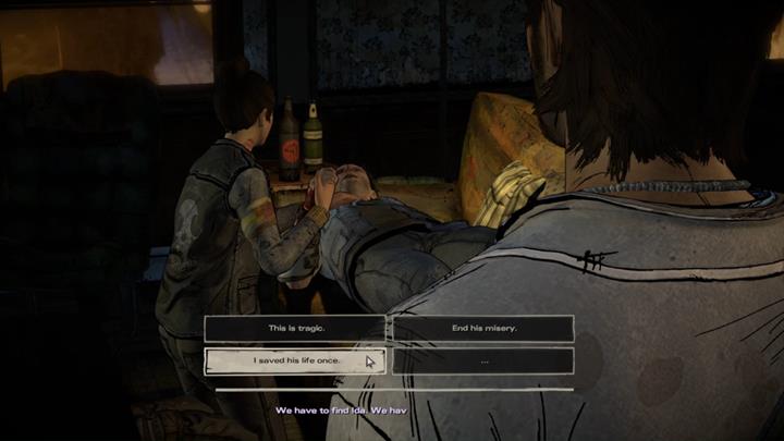 Gdy rozmowa dobiegnie do końca, zjawi się Dave - będziesz świadkiem sceny między Fern i Rufusem - Rozdział 2 - Promises and Lies | Epizod 5 - From the Gallows - The Walking Dead: The Telltale Series - A New Frontier - poradnik do gry