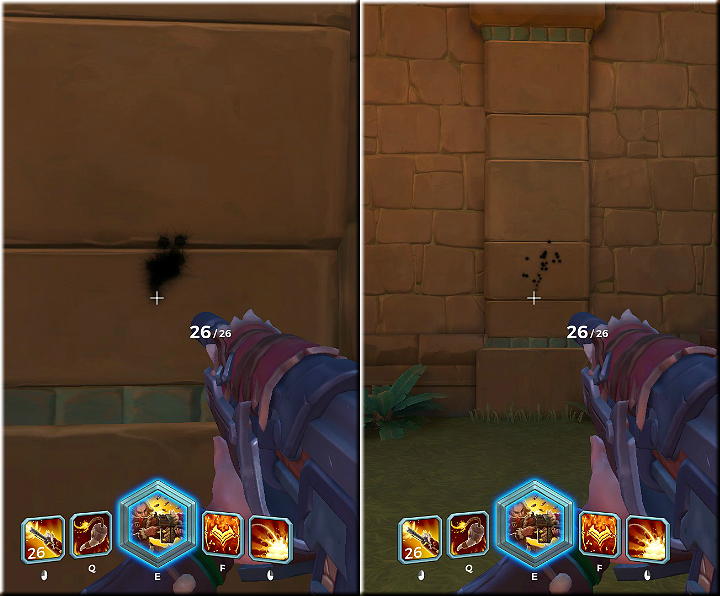 W trakcie strzelania z broni maszynowej należy korygować ustawienie celownika - Tyra - opis bohatera i taktyki | Bohaterowie w Paladins Champions of the Realm - Paladins: Champions of the Realm - poradnik do gry