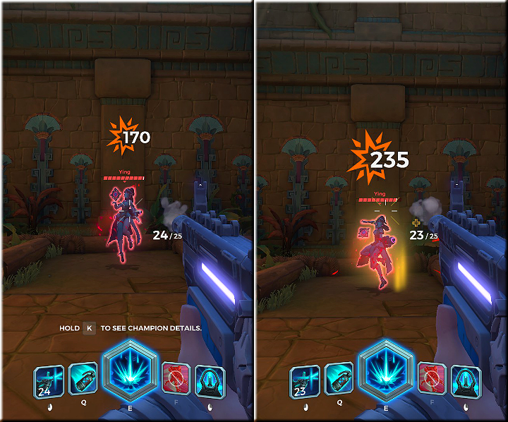 Broń Viktora zadaje dodatkowe obrażenia po przeładowaniu magazynka - Viktor - opis bohatera i taktyki | Bohaterowie w Paladins Champions of the Realm - Paladins: Champions of the Realm - poradnik do gry