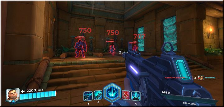 Granat zadaje obrażenia obszarowe - Viktor - opis bohatera i taktyki | Bohaterowie w Paladins Champions of the Realm - Paladins: Champions of the Realm - poradnik do gry