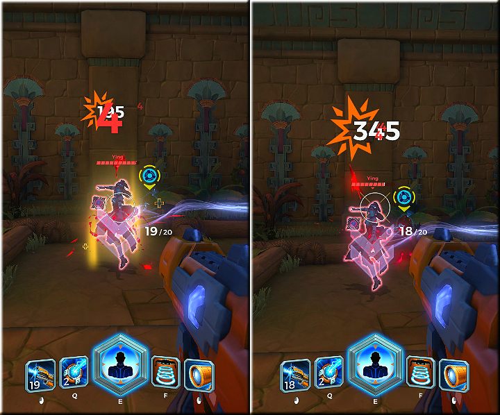 Strzelając w cel będący pod wpływem miny będziesz w stanie zadawać zwiększone obrażenia - Kinessa - opis bohatera i taktyki | Bohaterowie w Paladins - Paladins: Champions of the Realm - poradnik do gry