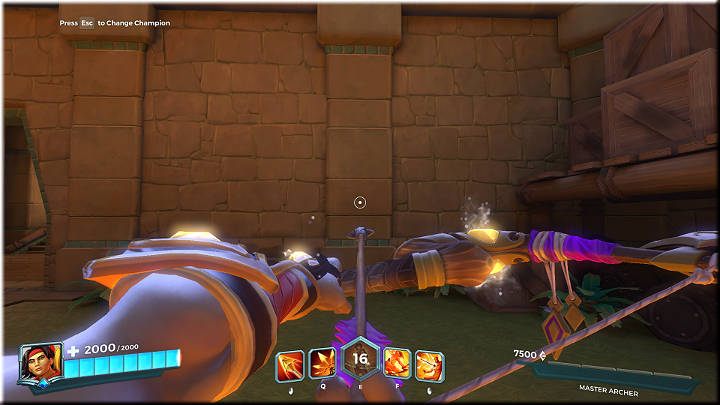 W trakcie strzelania z łuku bardzo ważny jest odpowiedni naciąg cięciwy - Sha Lin - opis bohatera i taktyki | Bohaterowie w Paladins - Paladins: Champions of the Realm - poradnik do gry