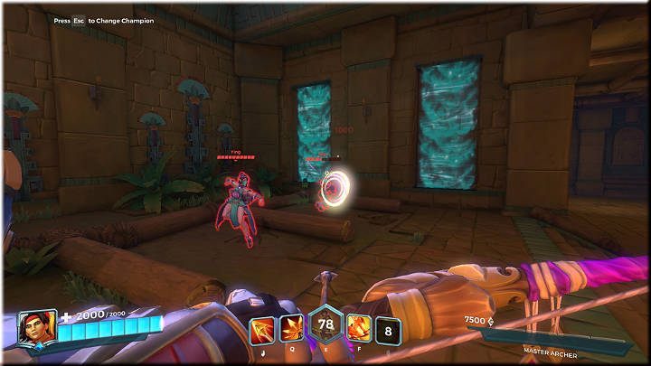 Ogłuszonego przeciwnika możesz poznać po ikonce wiru dookoła postaci - Sha Lin - opis bohatera i taktyki | Bohaterowie w Paladins - Paladins: Champions of the Realm - poradnik do gry