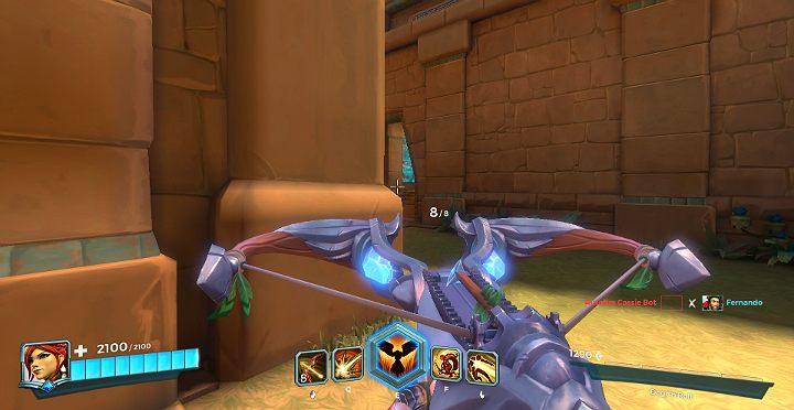 Czekając na przeciwnika ustaw celownik tuż za rogiem - Poruszanie się po mapie | Celowanie w Paladins Champions of the Realm - Paladins: Champions of the Realm - poradnik do gry