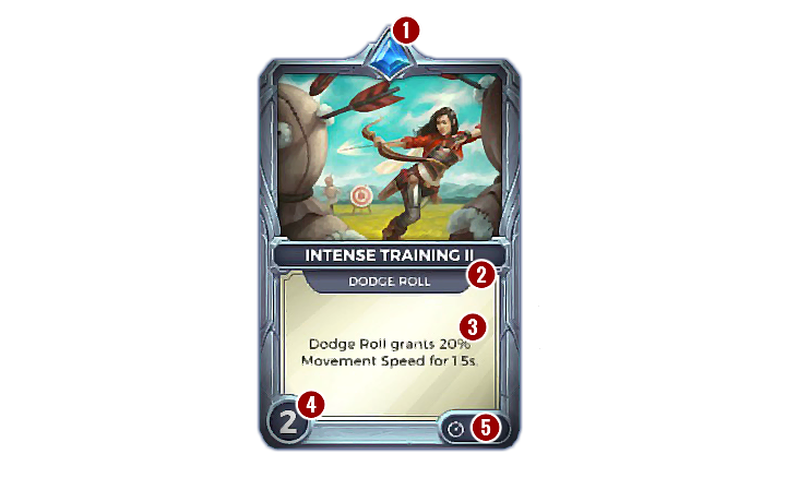 Na każdej karcie znajdziesz podstawowe informacje, które pozwolą Ci zorientować się do czego będą przydatne - Opis i działanie kart Paladins Champions of the Realm - Paladins: Champions of the Realm - poradnik do gry