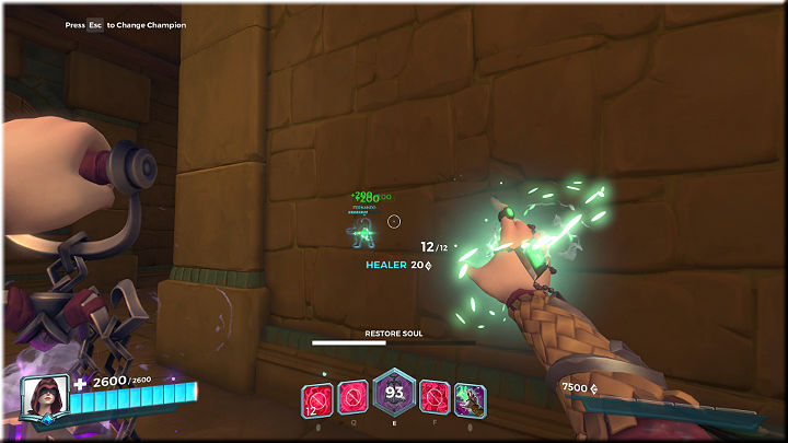 Seris jest w stanie leczyćnawet przez przeszkody terenowe - Seris - opis bohatera i taktyki | Bohaterowie w Paladins Champions of the Realm - Paladins: Champions of the Realm - poradnik do gry