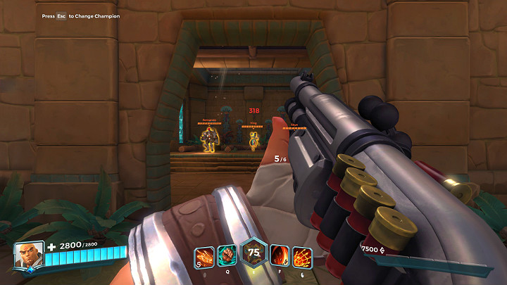 Odległość od przeciwnika wpływa na ilość obrażeń - Buck - opis bohatera i taktyki | Bohaterowie w Paladins Champions of the Realm - Paladins: Champions of the Realm - poradnik do gry