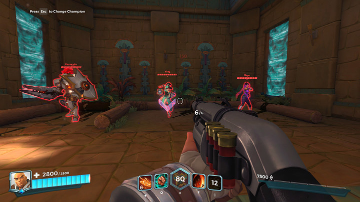 Przeciwnicy znajdujący się pod wpływem umiejętności Net Shot zostają spowolnieni - Buck - opis bohatera i taktyki | Bohaterowie w Paladins Champions of the Realm - Paladins: Champions of the Realm - poradnik do gry