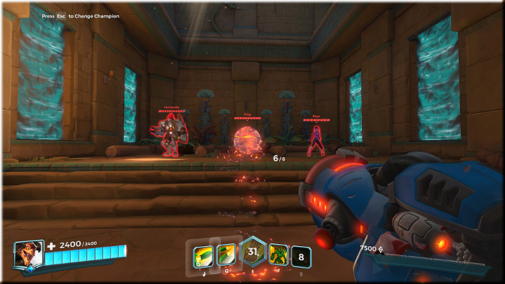 Kula plazmy rozbija się na pierwszym trafionym przeciwniku - Drogoz - opis bohatera i taktyki | Bohaterowie w Paladins Champions of the Realm - Paladins: Champions of the Realm - poradnik do gry