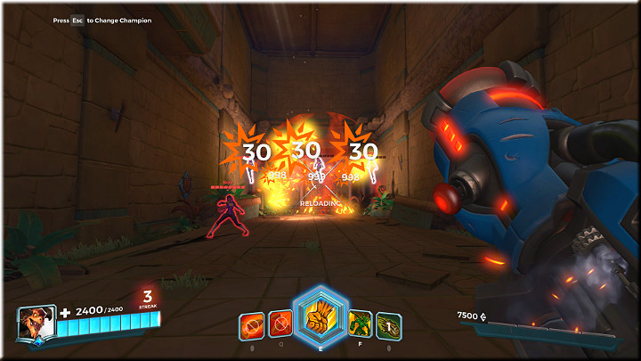 Gdy wystrzelisz rakietę w kierunku kuli plazmy, spowodujesz wielką eksplozję - Drogoz - opis bohatera i taktyki | Bohaterowie w Paladins Champions of the Realm - Paladins: Champions of the Realm - poradnik do gry