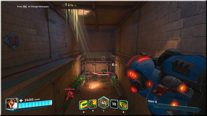 W trakcie lotu możesz spokojnie ostrzeliwać przeciwników - Drogoz - opis bohatera i taktyki | Bohaterowie w Paladins Champions of the Realm - Paladins: Champions of the Realm - poradnik do gry