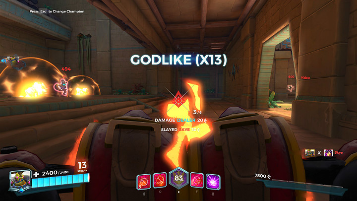 Po użyciu umiejętności Detonate, Bomb King detonuje każdą bombę znajdującą się na mapie - Bomb King - opis bohatera i taktyki | Bohaterowie w Paladins - Paladins: Champions of the Realm - poradnik do gry