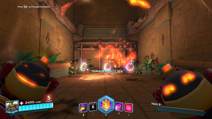 Za pomocą umiejętności Grumpy Bomb możesz ogłuszyć wiele celów jednocześnie - Bomb King - opis bohatera i taktyki | Bohaterowie w Paladins - Paladins: Champions of the Realm - poradnik do gry