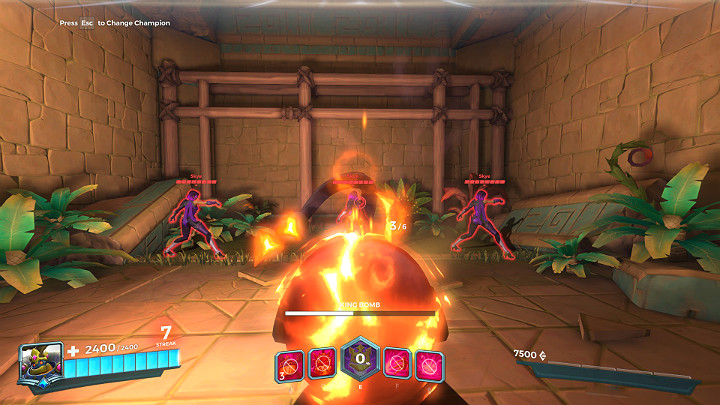 Bomb King zamienia się w wielką bombę i pędzi w stronę celu z dużą prędkością - Bomb King - opis bohatera i taktyki | Bohaterowie w Paladins - Paladins: Champions of the Realm - poradnik do gry