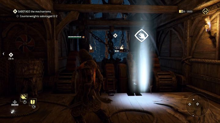 Trzeba tutaj aktywować 2 mechanizmy. - Rozdział 1.5 - Sabotaż | Opis przejścia For Honor - For Honor - poradnik do gry