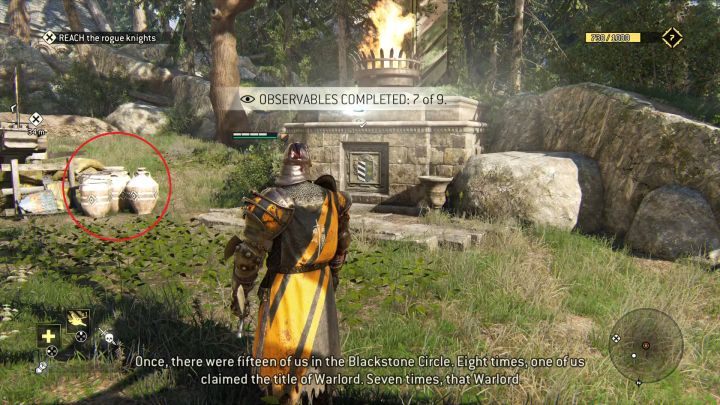 Ostatni element zniszczalny w tym rozdziale. - Rozdział 1.3 - Legion Czarnego Kamienia | Przedmioty kolekcjonerskie w For Honor - For Honor - poradnik do gry