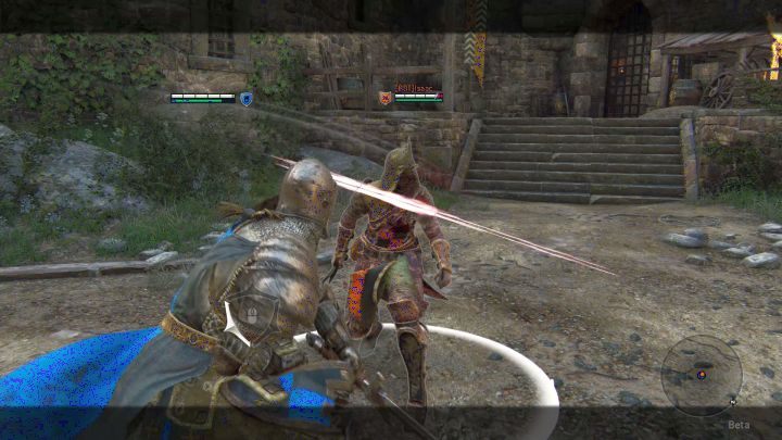 Podwójny, gwarantowany słaby atak to jedna z kluczowych zdolności tej postaci. - Strażnik (Warden) w For Honor - For Honor - poradnik do gry