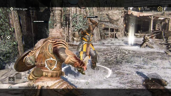 Starcie z wrogim Egzekutorem to jedno z trudniejszych w tym rozdziale. - Rozdział 2.3 - Żelazo, Drewno i Stal | Opis przejścia For Honor - For Honor - poradnik do gry