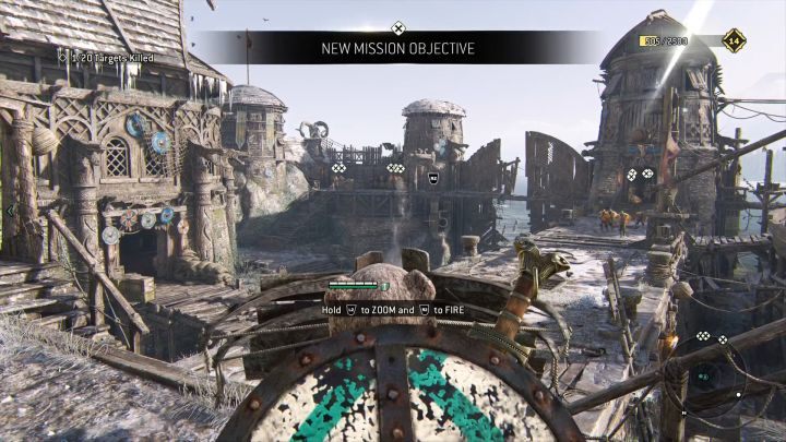 Skup się na wrogach oznaczonych celownikami. - Rozdział 2.3 - Żelazo, Drewno i Stal | Opis przejścia For Honor - For Honor - poradnik do gry