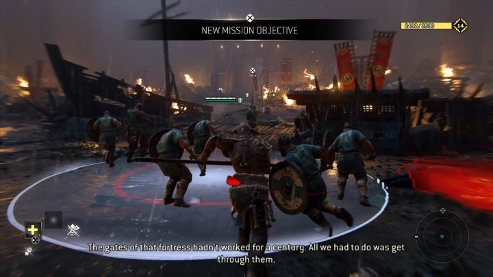 Unikaj pojawiających się na ziemi okręgów. - Rozdział 2.4 - Plaża | Opis przejścia For Honor - For Honor - poradnik do gry