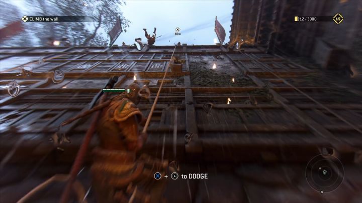 Unikaj ataków wroga i wspinaj się na mur. - Rozdział 2.4 - Plaża | Opis przejścia For Honor - For Honor - poradnik do gry