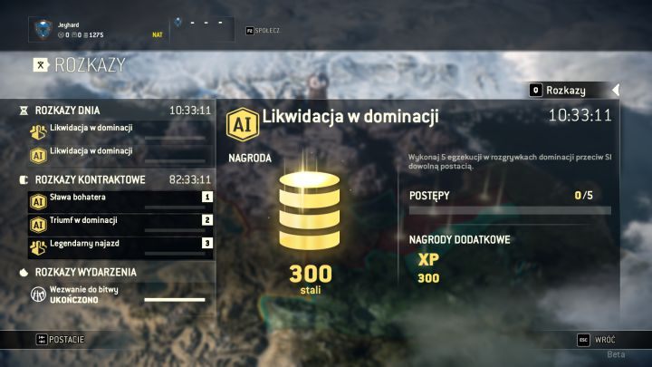 Staraj się wykonywać Rozkazy dostępne na mapie świata - możesz dzięki nim zyskać sporo surowców i doświadczenia. - Porady ogólne | For Honor - For Honor - poradnik do gry
