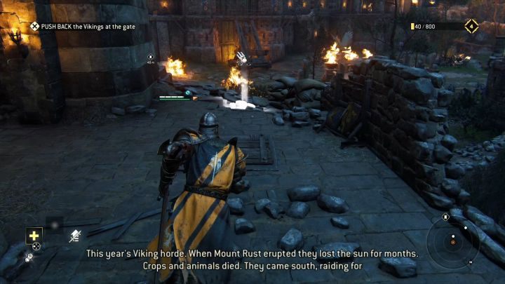 Wezwanie Katapulty - potężna zdolność, która pozwala oczyścić teren z wrogów. - Rozdział 1.2 - I Precz | Opis przejścia For Honor - For Honor - poradnik do gry