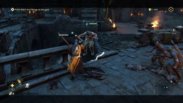 Wroga łatwo można strącić w przepaść. - Rozdział 1.2 - I Precz | Opis przejścia For Honor - For Honor - poradnik do gry