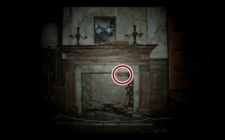 Przełącznik w kominku - Resident Evil 7: Beginning Hour - Dobre zakończenie (True Ending) - Resident Evil 7 - poradnik, solucja