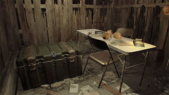 Wejdź w interakcję ze skrzynką po raz ostatni (trzeci) gdy dotrzesz do chaty na bagnach - Resident Evil 7: Złota rączka / Resource Manager - jak zdobyć? - Resident Evil 7 - poradnik, solucja