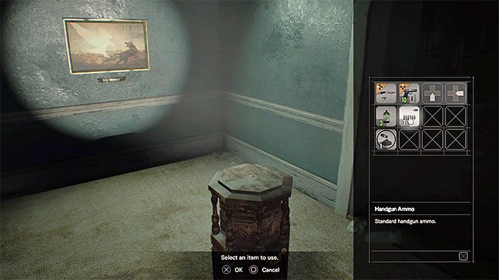Wymagania: Umieść na cokole (Shadow Plinth) niewłaściwy obiekt - Resident Evil 7: Osiągnięcia, trofea - lista - Resident Evil 7 - poradnik, solucja