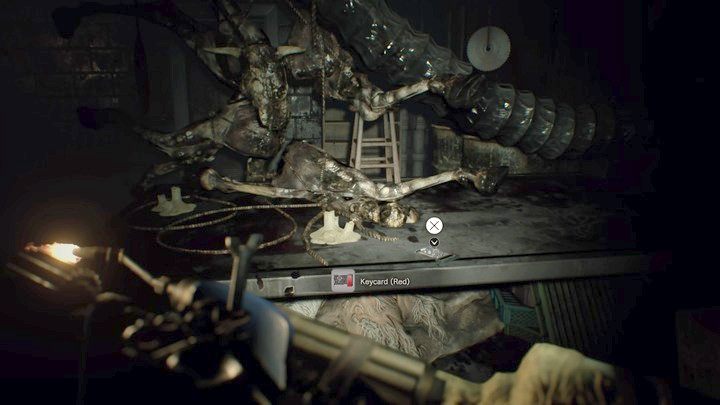 Czerwona karta w warsztacie - Resident Evil 7: Główna sypialnia i pokój dziecięcy - solucja - Resident Evil 7 - poradnik, solucja