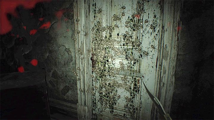 Przykład opanowanych drzwi w szklarni - Resident Evil 7: Rachu-ciachu! / Slash Slash, Slashity Slash! - jak zdobyć? - Resident Evil 7 - poradnik, solucja