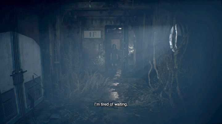 Na piętrze 1F Eveline zamknie się za drzwiami - w pralni odnajdziesz bezpiecznik, by je otworzyć - Resident Evil 7: Wrak statku - solucja - Resident Evil 7 - poradnik, solucja
