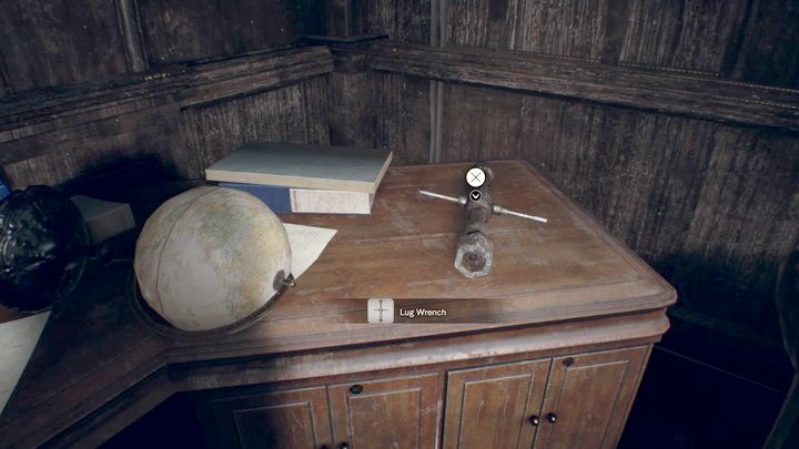 Następnie skieruj się do kabiny kapitana, w której odnajdziesz klucz (Lug Wrench) oraz mapę - Resident Evil 7: Wrak statku - solucja - Resident Evil 7 - poradnik, solucja